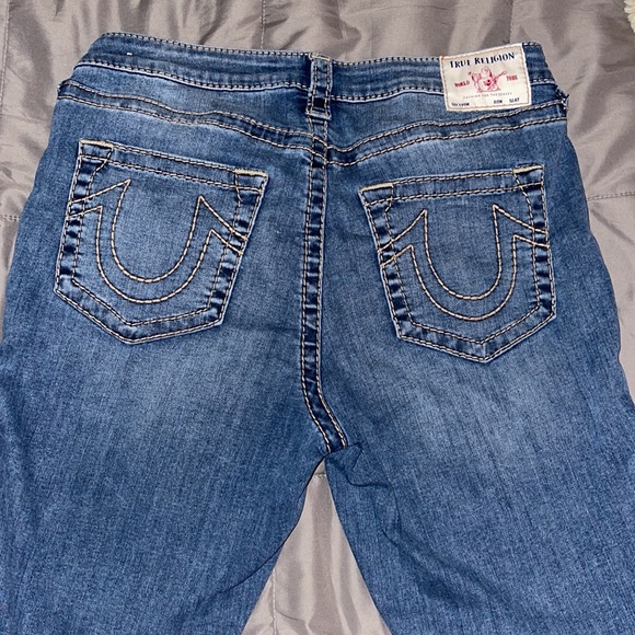 ‼️SOLD‼️True Religion Big T & Super T Stitch | Jennie Curvy Jeans - Picture 8 of 8